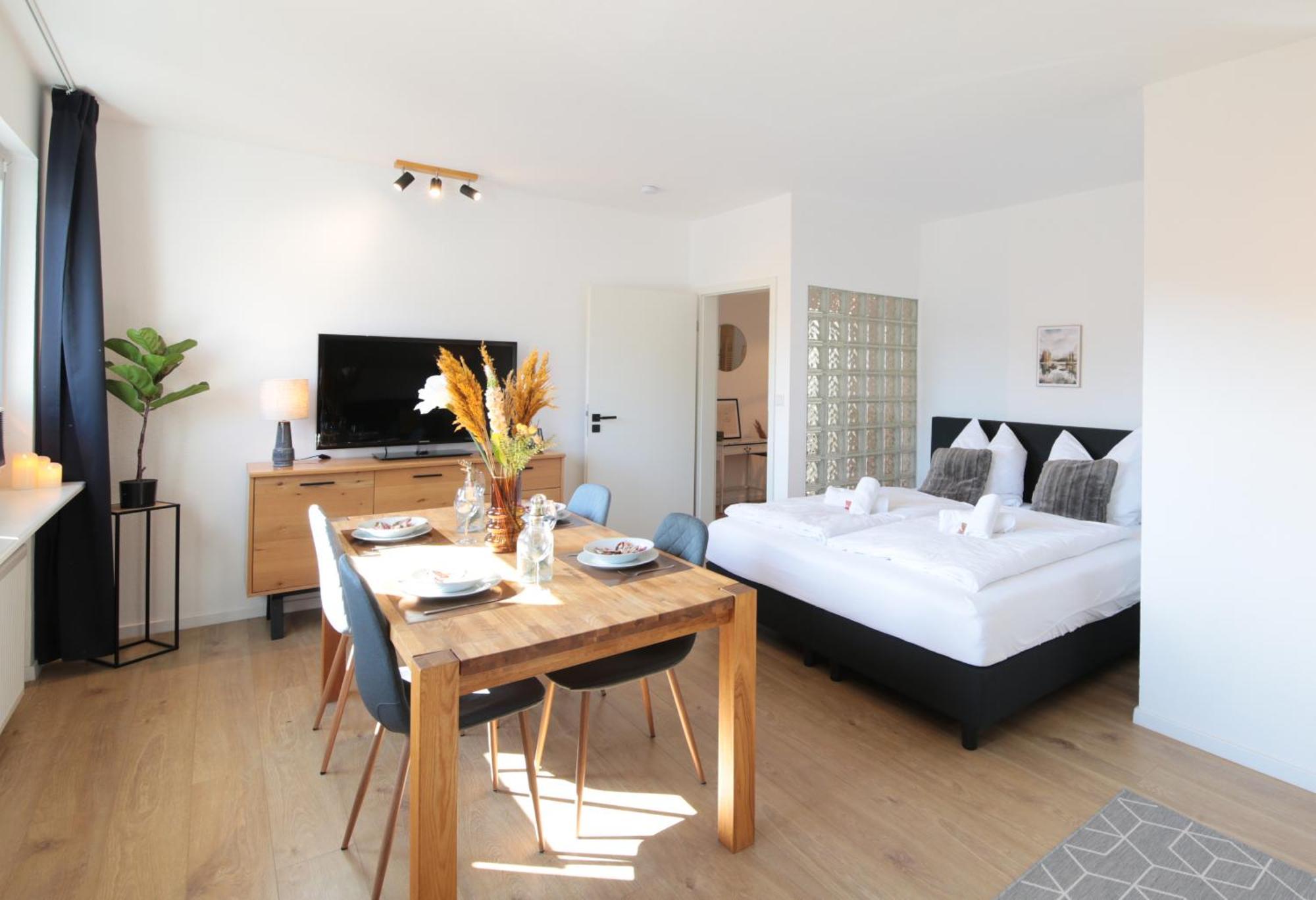 Citychalet- 73M2-Boxspringbett-Neu Renoviert-Kueche-Sehr Ruhig Bochum Exterior foto
